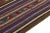 Rug & Kilim 1950s Vintage Chaput Kilim in Multicolor Striped Patterns-5'6''x5'1'' For Sale - Image 4 of 6