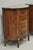 Antique French Louis XV Style Demilune Marble Top 4 Drawer Nightstand Table Pair For Sale - Image 13 of 18
