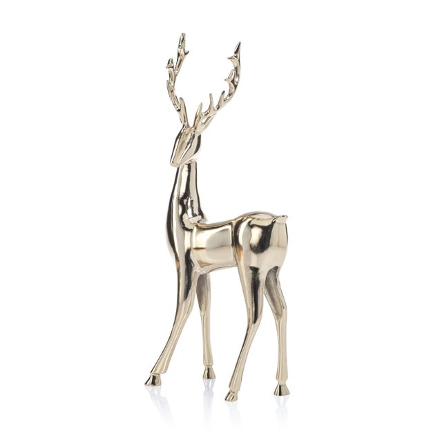 Contemporary Dorcas Decorative Deer Figurine, Large For Sale - Image 3 of 5