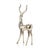 Contemporary Dorcas Decorative Deer Figurine, Large For Sale - Image 3 of 5