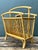 Vintage Bent Rattan Magazine Rack For Sale - Image 10 of 12