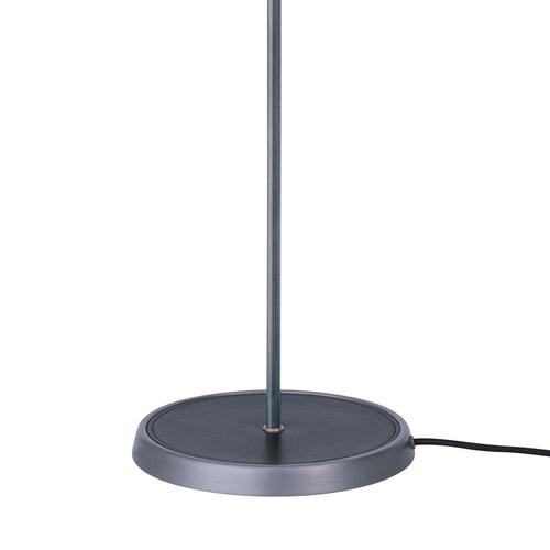 Black Kusk and Iron Leather Floor Lamp by Sabina Grubbeson for Konsthantverk For Sale - Image 3 of 11