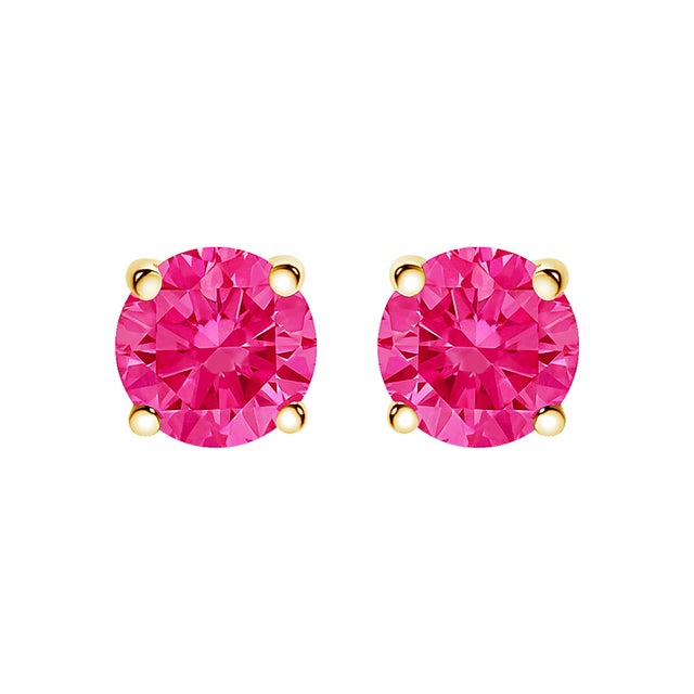 A timeless jewelry essential, these lab grown pink diamonds studs will bring unparalleled sparkle to your ears. These...