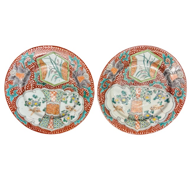19th Century Imari Chinese Export Plates - a Pair For Sale - Image 11 of 11