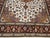 Persian Fine Persian Tabriz Shirfar Rug, Hand-Knotted Wool & Silk, Floral Pattern, Ivory & Chocolate, 7x10 For Sale - Image 3 of 18