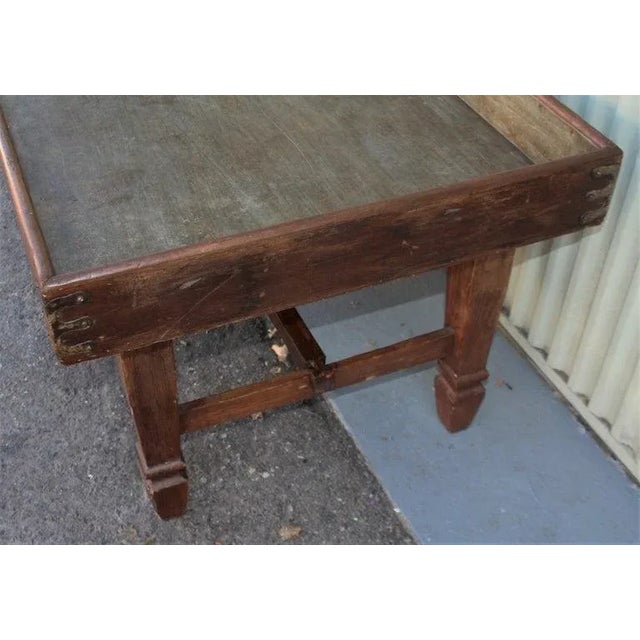 19th Century Dairy Sorting Table With Tin Liner For Sale - Image 11 of 11