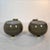 1980s 1980s Pair of Brown Glass and Brass Sconces, Mid Century Modern For Sale - Image 5 of 12