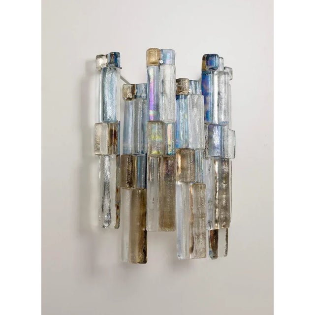 Silver Large Wall Lights from Kalmar, Austria, 1960s, Set of 2 For Sale - Image 8 of 18