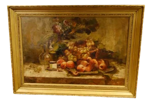 French Artist, Still Life, Oil Painting, Framed