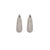 Sparkly Diamond Silver Fashion Earrings, A Pair For Sale In Miami - Image 6 of 9