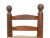 Charlotte Perriand Style Turned Wood Kid's Chair Woven Rush Seat France 1960 For Sale - Image 9 of 12