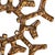 Contemporary Restoration Hardware | Glass 12 Point Snowflake Christmas Ornaments - Set of 4 For Sale - Image 3 of 5