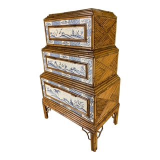 Vintage Used Rattan Dressers And Chests Of Drawers Chairish
