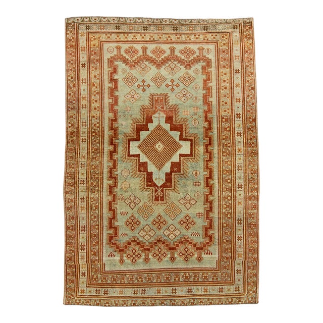 Turkish Oushak Runner Rug 2'3" x 6'7" #17513 For Sale