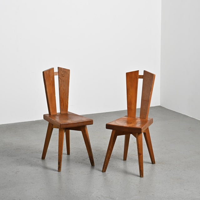 Chairs by Christian Durupt for Meribel, 1960s, Set of 2 For Sale - Image 3 of 17