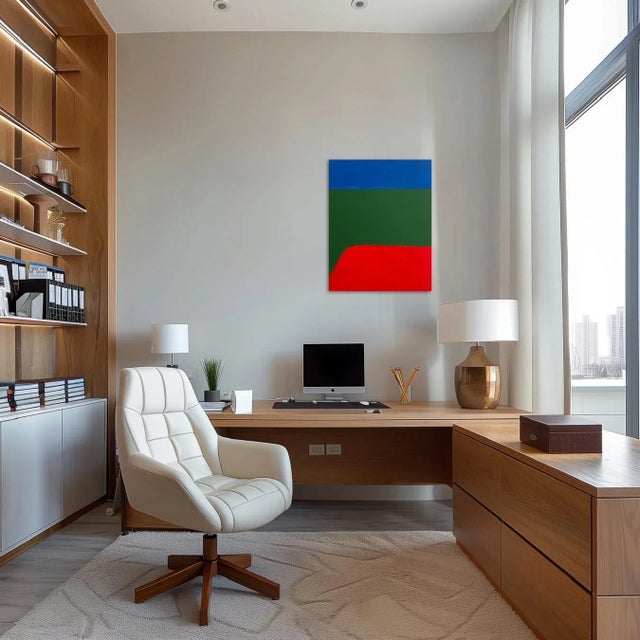 Early 21st Century Bodasca, Color Block Abstract, 2025, Acrylic on Canvas For Sale - Image 5 of 10