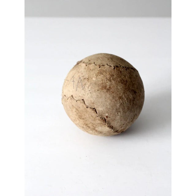 Antique Leather Softball For Sale - Image 9 of 12