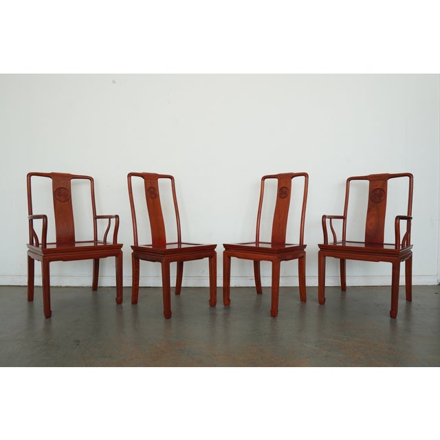 Vintage Chinese Chippendale Dining Chairs (Set of 8) For Sale - Image 13 of 18