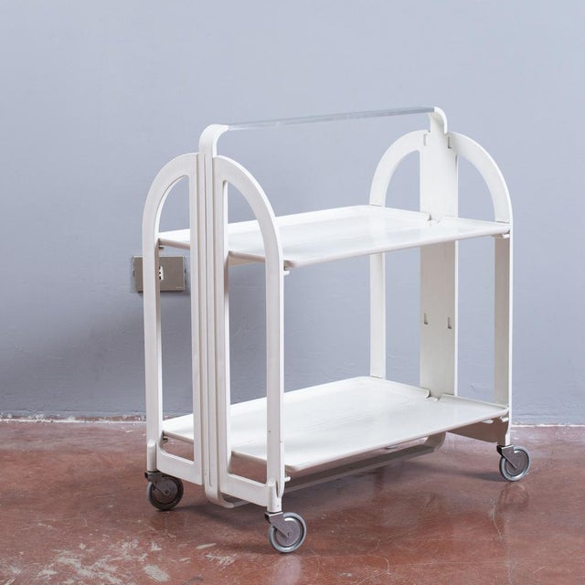 Vintage Food Trolley from Guzzini For Sale - Image 13 of 18