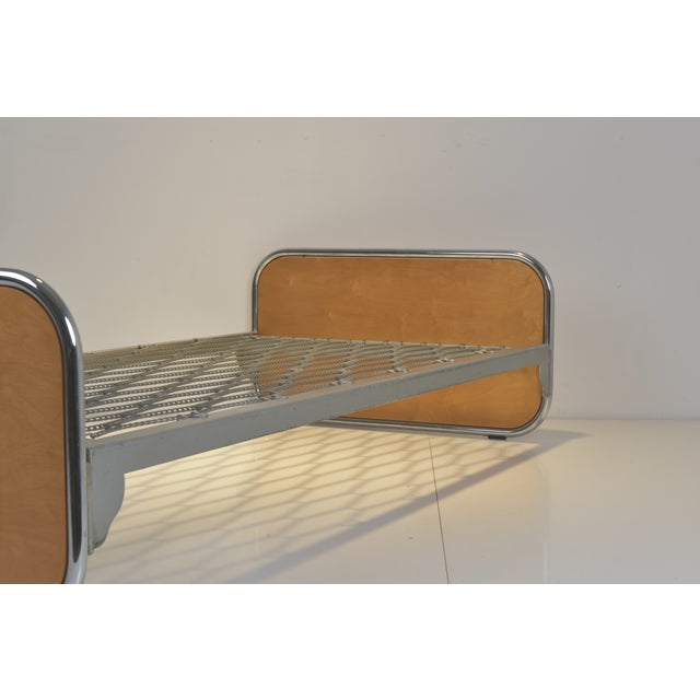 Steel Tube Bed by Alfred Roth for Embru, Switzerland, 1927 For Sale - Image 9 of 17