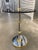 Modernist Faux Bamboo Chrome & Brass Floor Lamp With Glass Tray Table in Mastercraft For Sale In Denver - Image 6 of 13
