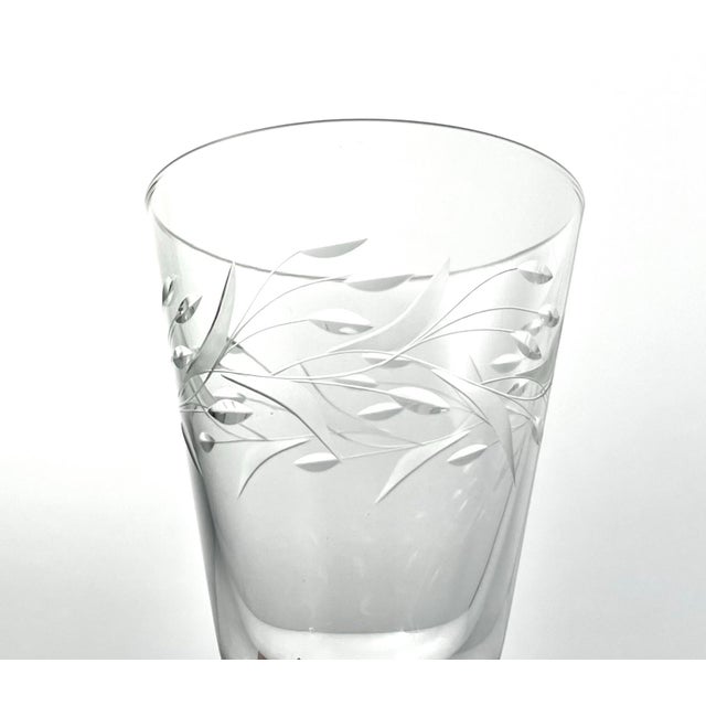 1950s 1950s Fostoria “Bridal Wreath” Set of 7 Iced Tea Glasses For Sale - Image 5 of 5