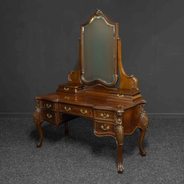 Antique Victorian Mahogany Dressing Table For Sale - Image 14 of 17