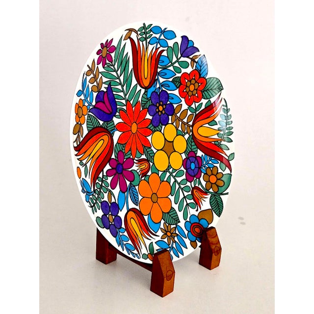 1960s 1960s German Porcelain Charger Platter by Winterling-Bavaria, in the Style of Acapulco by Villeroy & Boch For Sale - Image 5 of 15