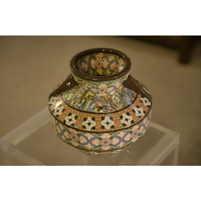 Ceramic Vase by Jean Gerbino for Vallauris, 1940s For Sale - Image 4 of 11