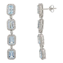 Example of Aqua Earrings