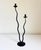 Metal Postmodern Wrought Iron Wavy Candle Holder For Sale - Image 7 of 8