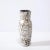 Mid-Century Modernist White and Earth Toned Ceramic Vase With Leaf Motif For Sale - Image 4 of 11