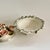 Vintage Capodimonte-Style Italian Porcelain Lidded Bowl With Pink Roses, Ruffled Edge & Feet For Sale - Image 9 of 11