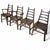 Brutalist Oak Dining Chairs, Set of 4 For Sale - Image 9 of 9