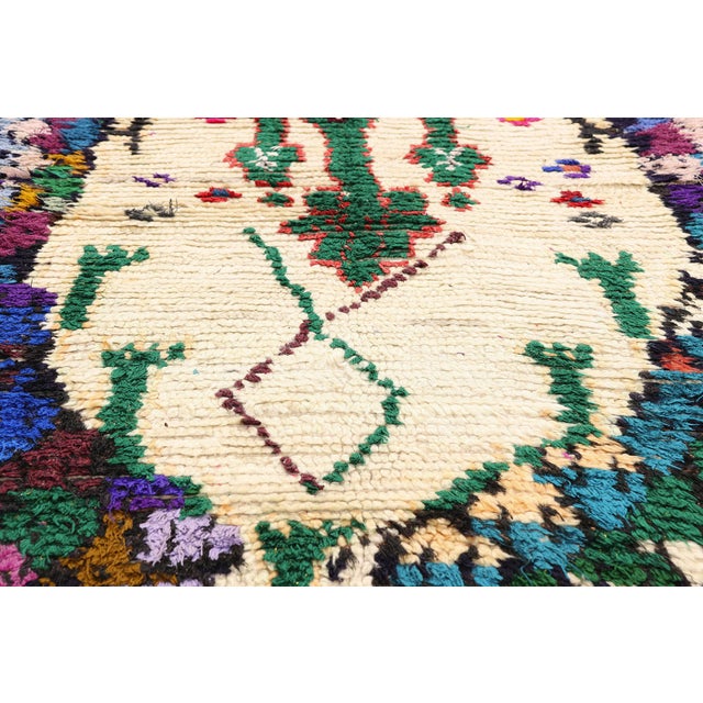 Late 20th Century Vintage Azilal Moroccan Rug, 03'06 X 05'06 For Sale - Image 5 of 10