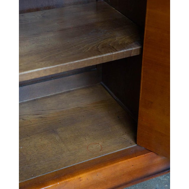 1970s Mid-Century Modern Bentwood Beech and Leather Lounge Chairs - A Pair For Sale - Image 14 of 15