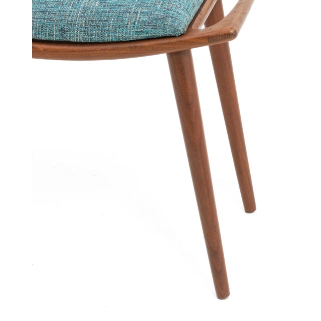 Aarflot Möbler Norway Teak Stool Number 85 After Hans Wegner Bench Mid Century 1960s For Sale - Image 15 of 18