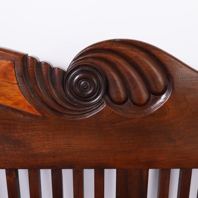 Antique British Colonial Settee or Couch For Sale In West Palm - Image 6 of 9