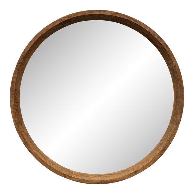 Brownstone Capri Mirror, Teak Wood For Sale