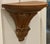 Wood Large Scale Vintage Italian Hand-Carved Wooden Wall Shelf / Wall Bracket For Sale - Image 7 of 12