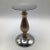 Mid-Century Modern Silver & Rose Gold Anodized Aluminum Pillar Candle Holders - A Pair For Sale - Image 3 of 13