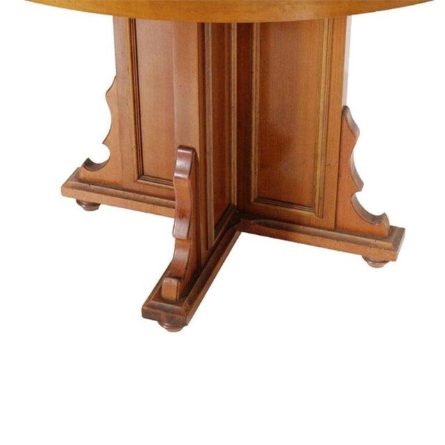 Elegant italian renaissance revival extendable dining table, manufactured by michele bonciani of cascina, tuscany, circa...