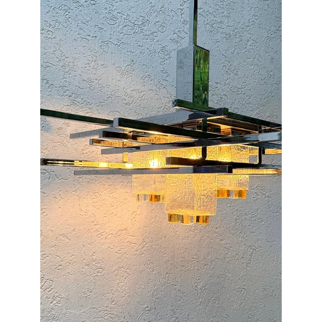 Chandelier attributed to Albano Poli for Poliarte, 1970 For Sale - Image 9 of 18