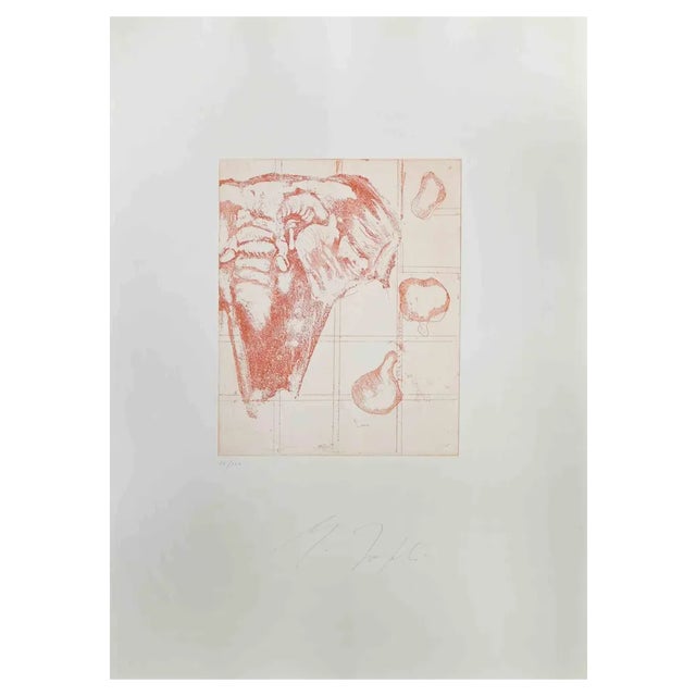 Mino Trafeli, Africa, Etching, 1969 For Sale