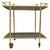 Vintage Brass Faux Bamboo Serving Cart, 1960s For Sale - Image 12 of 12
