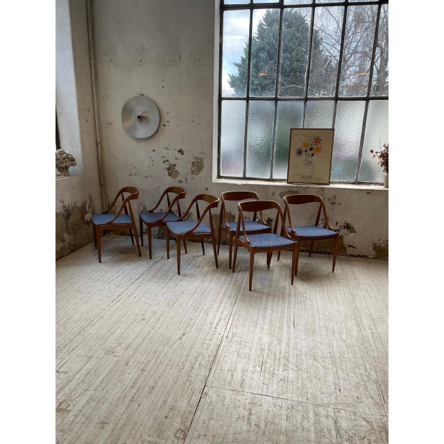 1960s Samcom Dining Chairs by Johannes Andersen for Udulm, 1960s, Set of 6 For Sale - Image 5 of 18