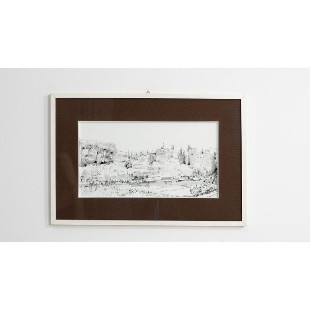 Mid 20th Century France Brown Wood Painting For Sale - Image 14 of 15