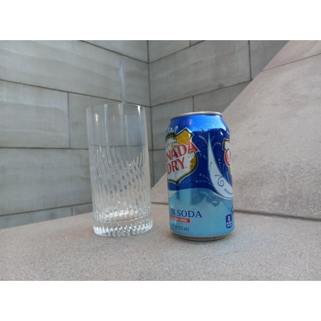 Glass 1960s Lenox Crystal Highball Tumbler Glasses- Set of 4 For Sale - Image 7 of 9