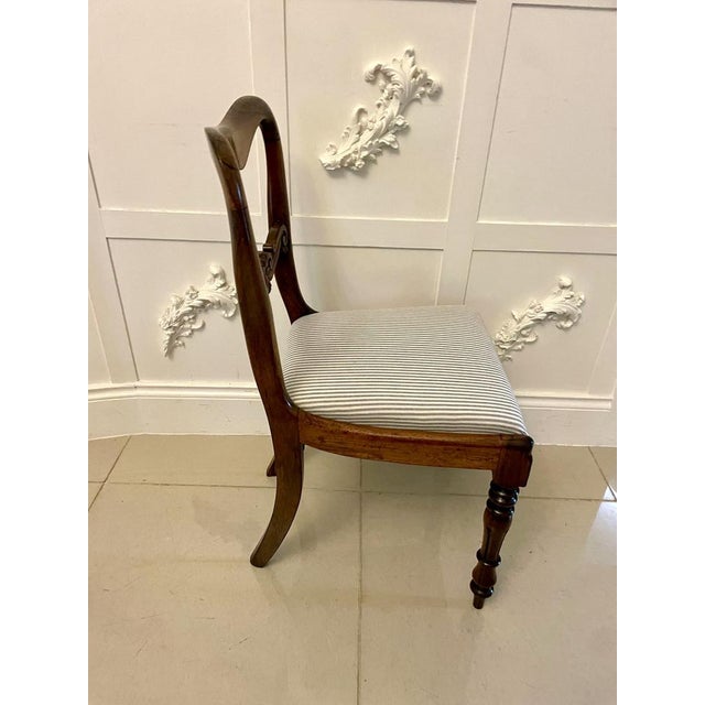 Antique Victorian Rosewood Dining Chairs, 1850s, Set of 6 For Sale - Image 9 of 15