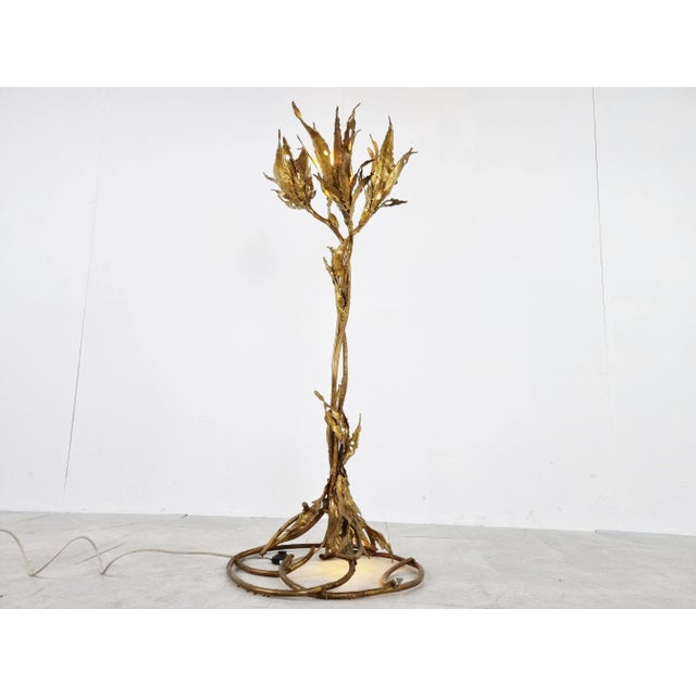 Brutalist Floor Lamp by Paul Moerenhout, 1970s For Sale - Image 4 of 11